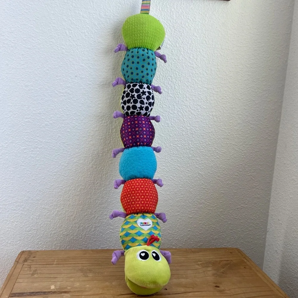 TOMY Lamaze Mix & Match Worm Caterpillar Plush Crinkle Rattle Sensory Toy 18